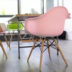 Cadeira Eames Arm Pp Empório  Rosa