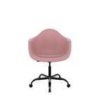 Cadeira Eames Arm Pp Rosa Office Preto