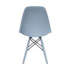 Cadeira Eames Azul Empório Tiffany Base Em Polipropileno