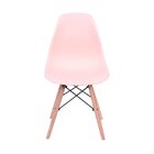 Cadeira Eames Base De Madeira Salmão