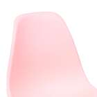 Cadeira Eames Base De Madeira Salmão