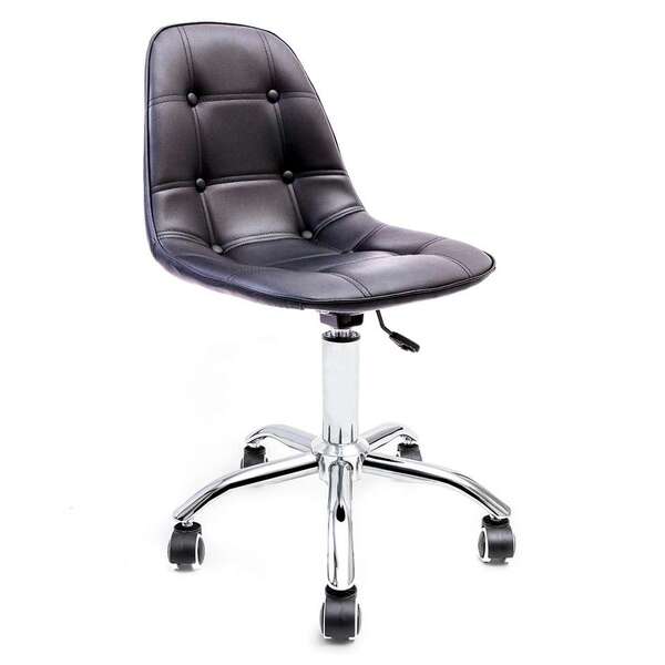 Cadeira Eames Botonãª Preta - Base Office Cromada