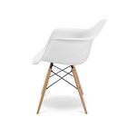 Cadeira Eames Braço Polipropileno Base Madeira Eiffel Espress