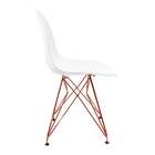 Cadeira Eames Branca - Base Eiffel Cobreâ