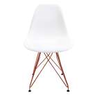 Cadeira Eames Branca - Base Eiffel Cobreâ