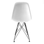 Cadeira Eames Branca - Base Eiffel Pretaâ