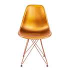 Cadeira Eames Bronze - Base Eiffel Cobre