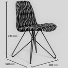 Cadeira Eames Butterfly Daf Mobiliário Azul