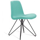 Cadeira Eames Butterfly Daf Mobiliário Azul Ciano