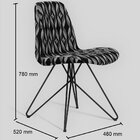 Cadeira Eames Butterfly Daf Mobiliário Verde