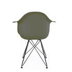 Cadeira Eames Com Braço Eiffel Cinza Empório Tiffany Base Pre