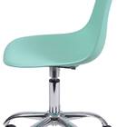 Cadeira Eames Com Rodizio Polipropileno Verde Tifanny- 35835