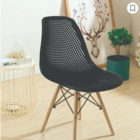 Cadeira Eames Design Colméia Eloisa Preto