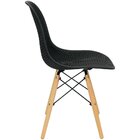 Cadeira Eames Design Colméia Eloisa Preto