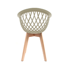 Cadeira Eames Design Wood Web Fendi