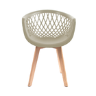 Cadeira Eames Design Wood Web Fendi