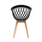 Cadeira Eames Design Wood Web Preta
