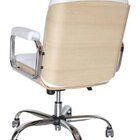 Cadeira Eames Diretor Linha Capa Em Madeira Branco Branco
