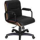 Cadeira Eames Diretor Linha Capa Em Madeira Preto