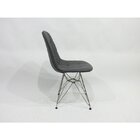 Cadeira Eames Dkr Botone Base Eiffel Ferro Cinza
