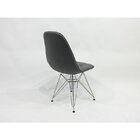 Cadeira Eames Dkr Botone Base Eiffel Ferro Cinza