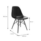 Cadeira Eames Dkr Or-1101 C/ Pés De Madeira – Or Design - Fume