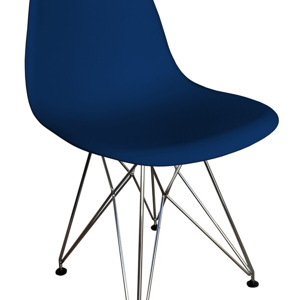 Cadeira Eames Dsr Bella Eiffel Em Polipropileno Com Base Crom