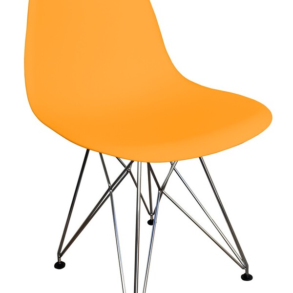 Cadeira Eames Dsr Bella Eiffel Em Polipropileno Com Base Crom