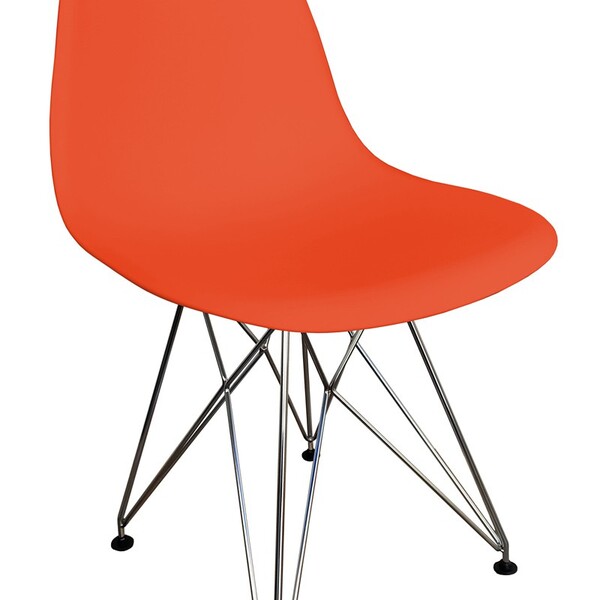 Cadeira Eames Dsr Bella Eiffel Em Polipropileno Com Base Crom
