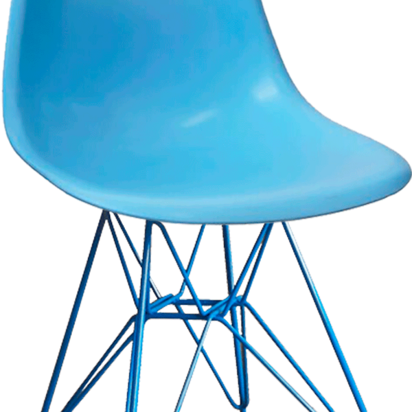 Cadeira Eames Dsr Polipropileno Base Eiffel Pintada Epoxi Div