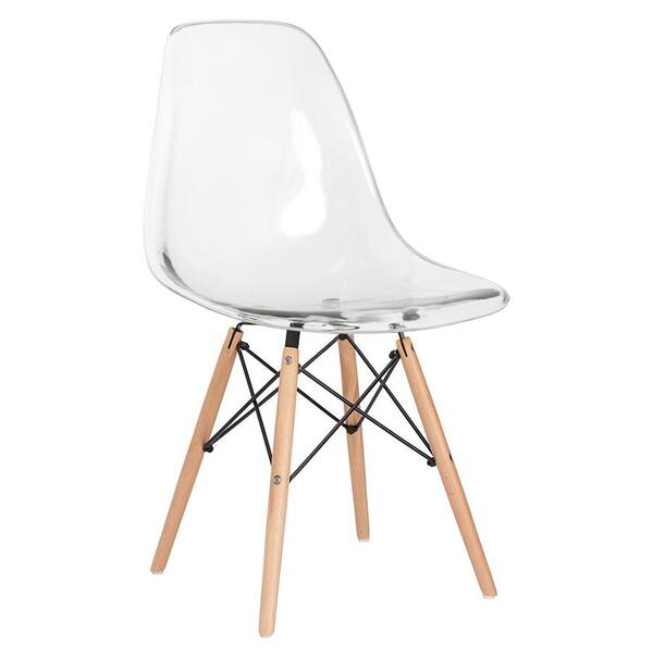 Cadeira Eames Dsw - Incolor - Madeira Clara