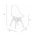 Cadeira Eames Dsw Infantil - Azul Claro