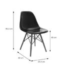 Cadeira Eames Dsw Policarbonato - Branca