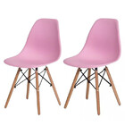 Cadeira Eames Eiffel 2 Unidades Design Pés Palito