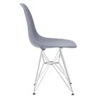 Cadeira Eames Eiffel Dkr Com Base De Metal Cromado