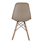 Cadeira Eames Eiffel Dsw Em Polipropileno Com Base Madeira -