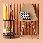 Cadeira Eames Eiffel Lisa Marrom