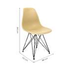 Cadeira Eames Fendi - Base Eiffel Preta