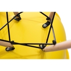 Cadeira Eames Madeira Sem Braço Amarelo