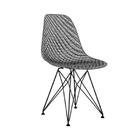 Cadeira Eames Maglia Pc Fume Eiffel Preto