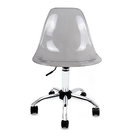 Cadeira Eames Pc Fume Office Cromada