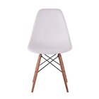 Cadeira Eames Polipropileno Base Madeira Eiffel Espresso Móve