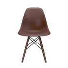 Cadeira Eames Pp Rubi Mocha Pés Em Polipropileno