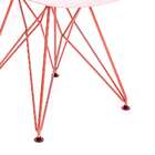 Cadeira Eames Rosa - Base Eiffel Cobre