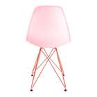 Cadeira Eames Rosa - Base Eiffel Cobre