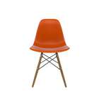 Cadeira Eames Terracota E Madeira