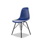 Cadeira Eames Tower Azul E Preta