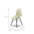 Cadeira Eames Tower Fendi E Preta