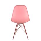 Cadeira Eames Tower Rosa Empório Tiffany Base Cobre