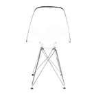 Cadeira Eames Transparente - Base Eiffel Cromadaâ